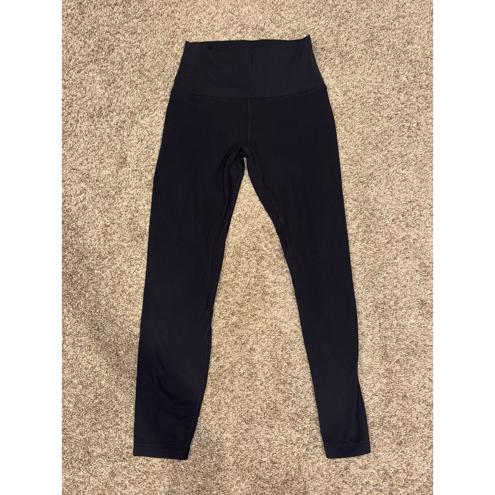 Lululemon Align High-Rise Leggings Black Nulu Yoga Pants 25 Inch Inseam Womens 4